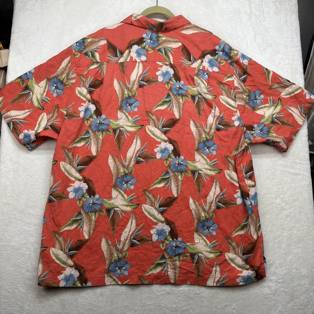 Tommy Bahama IslandZone Silk Blend Hawaiian Camp Shirt 2XB Tropical NWT - Picture 10 of 11